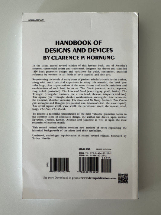 Handbook of Designs and Devices – Clarence P. Hornung
