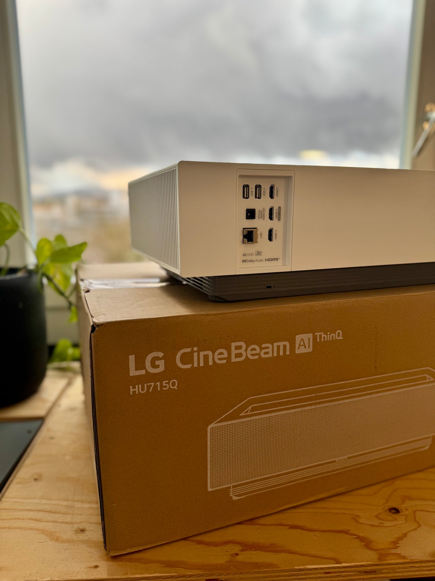 LG CineBeam AI HU715Q — 4K Ultra Short Throw Laser Projector