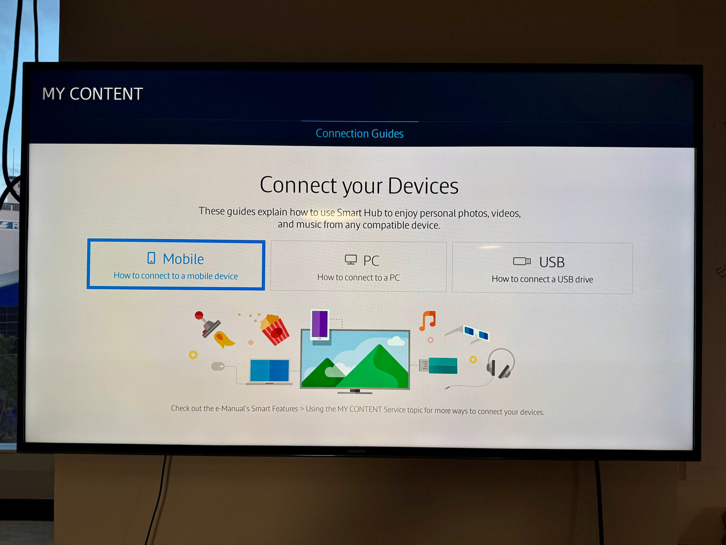 Samsung 55" 4K UHD TV — Meeting Room Screen
