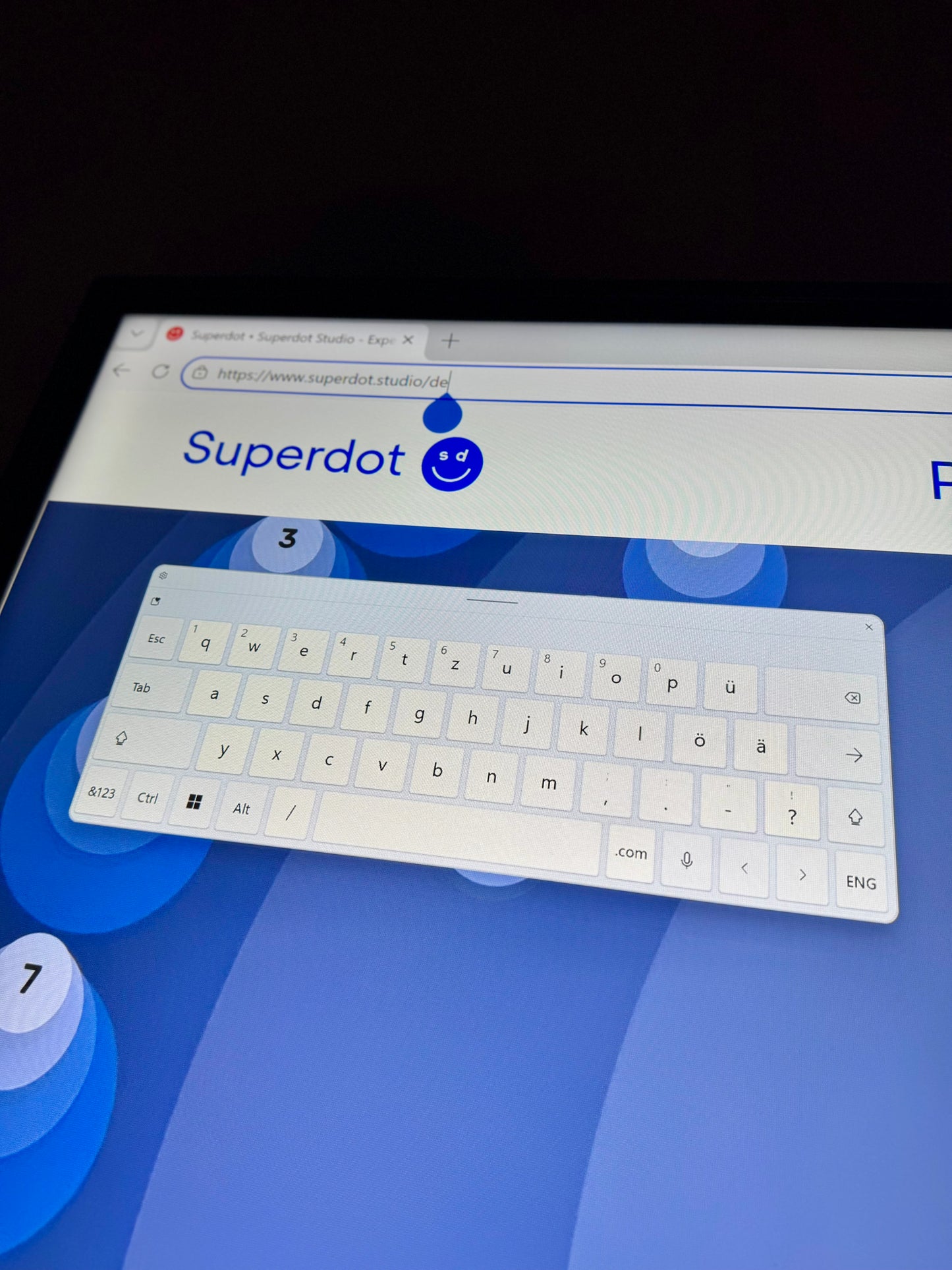 82" Kindermann 4K Touch Display + Custom Stand