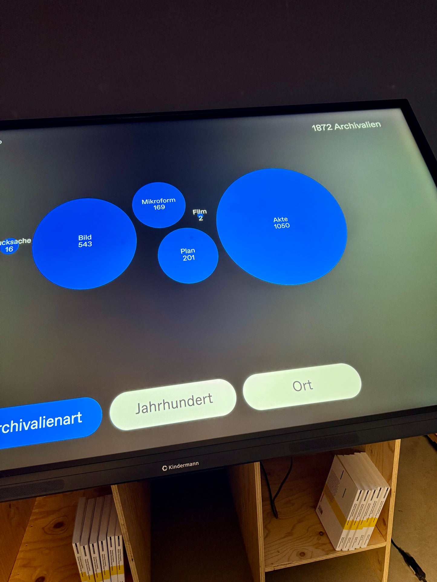 82" Kindermann 4K Touch Display + Custom Stand
