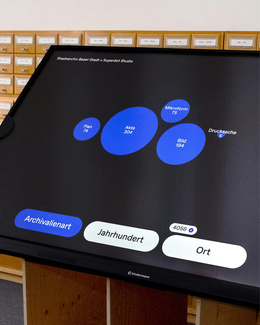 82" Kindermann 4K Touch Display + Custom Stand